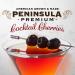Peninsula Premium Cocktail Cherries - Award-Winning Deep Burgundy-Red | Silky Smooth Rich Syrup | Luxe Sweet-Tart Flavor - Gourmet American Grown & Made - 10.5 oz - Buy Online on GoSupps.com