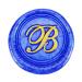 Vintage Brass Letter B Wax Seal Stamp - Classic Initial Sealing Stamp with Wooden Handle - Buy Online on GoSupps.com