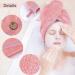 ACKSONSE HAARTURBAN Quick-Drying Turban Towel Set for Women - Microfiber Hair Towels (Pink Bandanas & Headband) - Buy Online on GoSupps.com