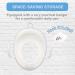 BISOO Potty Training Toilet Seat - Children WC Adapter - Baby Toilet Reducer - Safe and Comfortable - Compact and Portable - Blue Seat with Hanging Hook - Buy Online on GoSupps.com