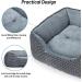 MIXJOY Orthopedic Dog Bed | Washable Rectangle Pet Sofa for Large & Small Dogs & Cats - Soft, Anti-Slip, Calming Comfort - Buy Online on GoSupps.com