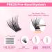 Fluffy Eyelash Clusters - No Glue Self-Adhesive Press on Lashes | Waterproof Extensions Kit for Natural Look - Shop Internationally - Buy Online on GoSupps.com