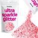 Hemway Ultra-Schein Glitter Chunky Glitter-1/40 "0.025" 0.6mm 625 & MGR M - Cosmetic Safe epoxy resin handicrafts weddings decorations art beauty - Light Rose Gold - 100g Light Rose Gold Chunky - 100g