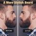 Black Beard Pencil Filler Pen & Boar Bristle Brush Kit - Long Lasting Waterproof Mustache Color Enhancer for Men - Buy Online on GoSupps.com