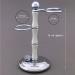 Haryali London Stainless Steel Razor Stand | Sustainable 2-in-1 Brush and Razor Holder | Ivory Resin Finish | Non-Rustic Shaving Stand for Zero Waste Lifestyle - Buy Online on GoSupps.com