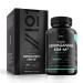Organic Ashwagandha KSM-66 with BioPerine - 1650mg - 5% Withanolides - Most Bioavailable Full-Spectrum Root Extract - Not Tablets or Powder - 90 Vegan Capsules