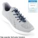 BodyPride Premium Lazy Laces - 12 Colors Elastic Quick Closure Laces for Sports Marathon & Triathlon | Reflective Fast Lace-Up System | 120 cm Navy - Buy Online on GoSupps.com
