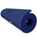 Hatha Yoga Extra Thick TPE Yoga Mat - 72"x 32" Thickness 1/2 Inch -Eco Friendly SGS Certified - With High Density Anti-Tear Exercise Bolster For Home Gym Travel & Floor Outside Blue