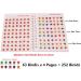 VAMA Multicolour Stone Bindi - 252 Medium Size Forehead Stickers for Ladies & Girls - Buy Online on GoSupps.com