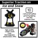 Limm Ice Snow Traction Cleats - Lightweight Crampon Cleats for Snow & Ice - Anti Slip Grippers for Shoes and Boots Medium Size - All Purpose Use - Buy Online on GoSupps.com