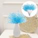 VOSAREA Flower Stems 50 Stems Artificial Bouquets with Acrylic Bead Drops, Blue Floral Picks for Wedding DIY Crafts - 17cm - Buy Online on GoSupps.com