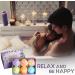 Dead Sea Salt Bath Bombs Gift Set - 6 Ultra Bubble Fizzies with Cocoa, Shea & Essential Oils - Best Birthday Gift for Her/Him, Wife, Girlfriend, Women - Buy Online on GoSupps.com