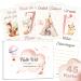 Olg's milestone cards baby for girls |45 milestone cards ideal gift idea for birth baby party pregnancy baptism Milestone Cards Girl |Mile stone cards gift set for children baby milestone cards 04 boho girl