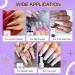 Saviland 24 Colors Nail Mica Powder - 10g Pigment Nail Powder for Gel Polish, Shimmer Acrylic & Poly Nails - DIY Color Nail Art - Buy Online on GoSupps.com
