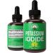 Potassium Iodide Liquid Drops for Thyroid Protection. 1 Year Supply. Vegan Iodine Supplement. Better Absorption Compared to Potassium Iodide Pills Tablets. Gluten Free USA Tested