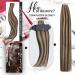 Moresoo Tape in Extensions - Real Hair Ombre Brown to Caramel Blonde - 30 cm 20 Pieces - Invisible Tape Extensions #P4/27 for International Shipping - Buy Online on GoSupps.com