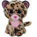 TY 2007518 Livvie Leopard Beanie Boo Stuffed Animal Multicoloured Leopard Livvie