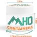 MHO Clear Refillable PET Containers with White Screw-On Lid, BPA/Paraben Free - 3.5 fl oz (104mL) - Set of 12 - Buy Online on GoSupps.com