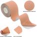 FOU Kinesiology Tape - Waterproof Athletic Sports Tape (8 Rolls) for Knee Shoulder Ankle Elbow Pain Relief & Joint Support - 1 Inch x 16.4ft (Beige - Buy Online on GoSupps.com