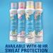 Secret Women's Dry Spray Deodorant and Antiperspirant, Wild Rose and Argan Oil, 48-Hour Sweat and Odor Protection, 4.1 Oz (Pack of 3) - Buy Online on GoSupps.com