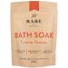 Bare Botanics Bath Soak (Lemon Orange) - All-Natural Aromatherapy Bath Salts for Relaxation | Includes a Scoop | No Synthetic Fragrances | Salt Bath  Detox Foot Soak  & Muscle Soak | 2.5lbs