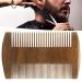Double-Sided Wooden Lice Comb | Wide & Fine Teeth for Louse Removal & Beard Grooming - Perfect for Men - Buy Online on GoSupps.com