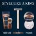 King C. Gillette Double Blades - 10 Platinum Coated Razor Blades for Men | Stainless Steel Safety Razor Replacement - Buy Online on GoSupps.com