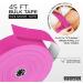 135ft Waterproof Kinesiology Tape Roll for Knee, Muscle, Wrist, Shoulder, Back - Pink | Premium Therapeutic Elastic Tape - Buy Online on GoSupps.com