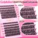 Calphdiar D Curl Cluster Eyelash Extensions - 240PCS 40D & 50D Individual Wispy Lashes - 9-16MM DIY Lash Clusters for Stunning Eyes - Buy Online on GoSupps.com