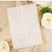 Puremigo 100 Pack Pre-Folded Vellum Jackets for 5x7 Invitations - Vellum Paper 5x7 Jackets - 115GSM Vellum Wedding Invitations Wraps - Transparent Wedding Invitations Jacket