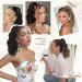 Sofeiyan Clip-in Ponytail Extension - Curly Heat-Resistant Hairpiece for Women - Brown to Ash Brown - Buy Online on GoSupps.com