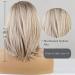 HAIRCUBE Blonde Shoulder Length Layered Wig for Women with Dark Roots - Synthetic Hair - Buy Online on GoSupps.com