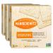 Manischewitz Original "Thin Unsalted Matzo" 10oz (3 Pack) Airy Crispy Crackers, Just Flour & Water, Sodium Free, Non GMO