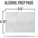 JJ CARE Large Alcohol Prep Pads 70% Isopropyl Alcohol - Pack of 120, Individually Wrapped, Sterile 2-Ply Alcohol Wipes 4.33x5.90 Inch - Buy Online on GoSupps.com