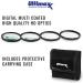 67MM Ultimaxx Macro Close-up Filter Kit (1 2 4 10 Diopter Filters) - Professional Four Piece Set for Camera Lens - Includes Protective Filter Pouch - Buy Online on GoSupps.com