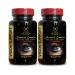Vision Support - Turmeric Supplement All Natural - Antioxidant-Rich Vision Support Natural Eye Complex Lutein & Bilberry Vision Support - 2 Bottles 120 Capsules