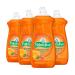 Palmolive Essential Clean Dish Soap Liquid - Orange Tangerine Scent 828ml Pack of 4 Amazon Exclusive - Tough on Grease Soft on Hands Dishwashing liquid to Remove Food Particles & Grime Orange Tangerine 828 ml (Pack of 4)