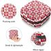 Red Christmas Snowflake Bandage Storage Bag for Menstrual Cups & Tampons | Portable Period Pocket for Women & Teens | Multicolor 1 Piece - Buy Online on GoSupps.com