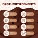 Beck's Broth Instant Coffee - Bone Broth Powder Sachets (5-Pack) | 15g of Protein Per Serving | All Natural Pasture Raised Beef Broth | Dairy Free Gluten Free | Coffee Protein Powder | Rich & Nutty - Buy Online on GoSupps.com