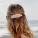 Yusier Pearl Hair Barrettes - Vintage French Double Clasp Decorative Accessories for Women and Girls - Buy Online on GoSupps.com