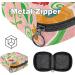 Shop Colorful Menstruation Pad Bag with Zipper - Stylish Tampon & Napkin Bags for Women & Girls | Flower Art Design - Buy Online on GoSupps.com