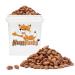 Burnt almonds 1kg -3kg - caramelized almonds - roasted almonds roasted & sugared - fair/Christmas market flair for at home - crispy almonds - nut fox (1.5kg bucket) nutty -sweet 1.5kg bucket
