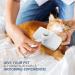 Crala Self Cleaning Slicker Brush- Pet Grooming Shedding Tool for Short & Long Haired Dogs & Cats- Removes Loose Undercoat, Mats & Tangles- White - Buy Online on GoSupps.com