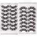 fdsmall False Eyelashes 8D Volume 15MM Wispy Long Fluffy Faux Mink Lashes Cat-Eye Natural Look False Eyelashes 7 Pairs (7 Pairs17) - Buy Online on GoSupps.com
