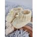 Royal Icon Soft Knitted Newborn Baby Booties with Bow - Lemon, 0-3 Months - Buy Online on GoSupps.com