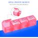 NuLeaf 7 Day Large Portable Pill Organizer with Moisture-Proof Design - 4 Times a Day Travel Organizer for Vitamins, Supplements, Medication - Buy Online on GoSupps.com