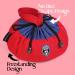 Monstrous Dice Bag - Red/Blue - 8 Pockets - 500+ Dice Capacity - Perfect for Dice Hoarders - CardKingPro - Buy Online on GoSupps.com