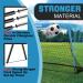 RUNBOW 5x3 ft Portable Kids Soccer Goal for Backyard Small Children Pop Up Soccer Goal Net Set of 2 with Portable Carrying Case Blue 5x3FT 1 Pack - Buy Online on GoSupps.com