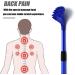 EASACE 21-inch Extendable Back Scratcher with Massage Head - Compact and Retractable - Blue - Buy Online on GoSupps.com