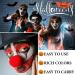 3 Colors Clown Makeup Eye Black Stick - Cream Blendable Face & Body Paint for Halloween & Sports | Red White Black - Professional Quality - Buy Online on GoSupps.com